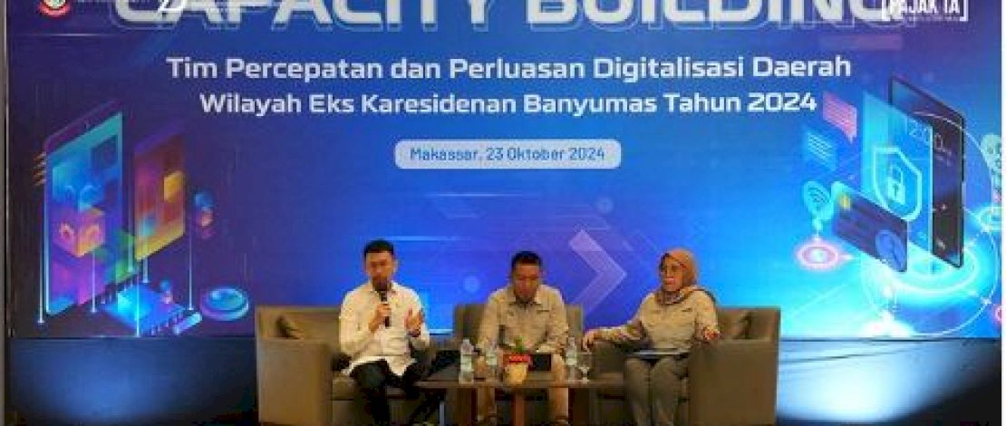 Sekretaris Bapenda Makassar Hadiri Sharing Sessions Percepatan Digitalisasi Daerah
