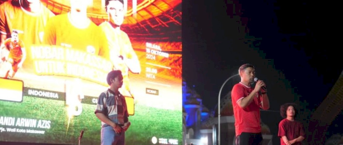 Dukung Timnas, Bapenda Makassar Ikut Nonton Bareng Indonesia Vs China