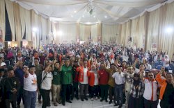 Antusiasme Warga Sinjai Sambut Pasangan DIA, Ribuan Pendukung Penuhi Gedung Pertemuan