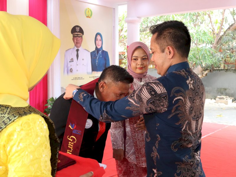 Kukuhkan 58 Guru Penggerak, Kadisdikpora Masdar J Pratama Tekankan Pentingnya Pendidikan Karakter