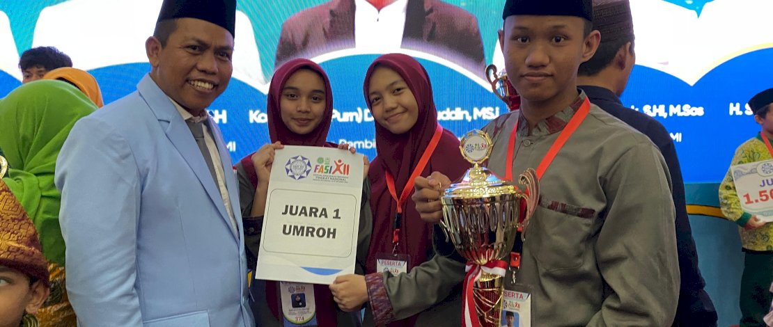 Provinsi Sulawesi Selatan berhasil mengukir prestasi membanggakan di ajang festival santri terbesar di Indonesia, Festival Anak Shaleh Indonesia (FASI) Nasional ke-12 Tahun 2024.