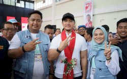 Kaesang Kampanyekan Pasangan Cabup Barru, PSI Optimis Barru Maju Bersama Ulfa-Mudassir
