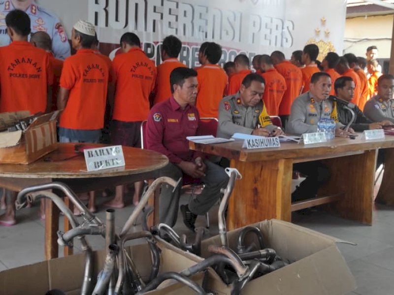 Polres Bone Paparkan Penanganan Kasus Hingga Oktober 2024