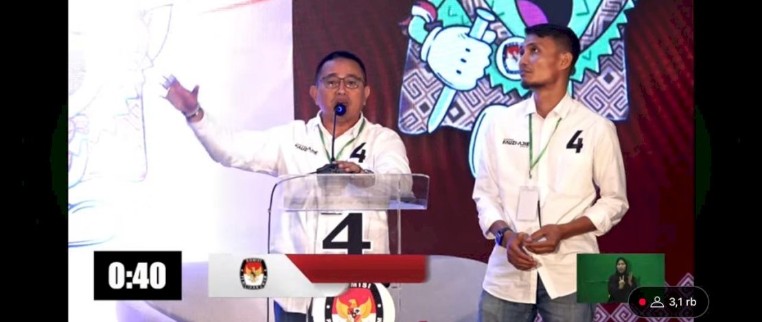 Ditanya Soal Keputusannya Maju Pilkada Lutra, Begini Jawaban Abang Fauzi Saat Debat