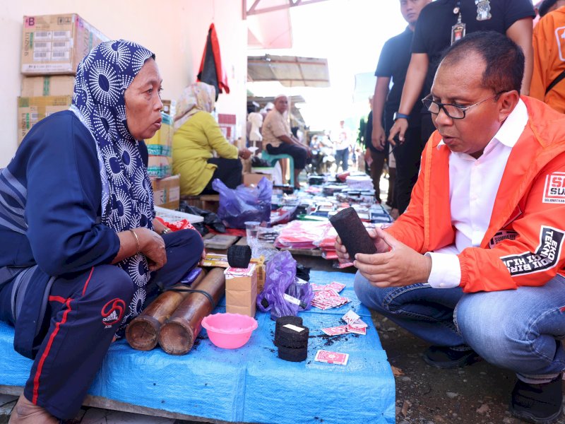 Pedagang Pasar Suli Dukung Penuh Visi Misi DIA Selamatkan Nelayan