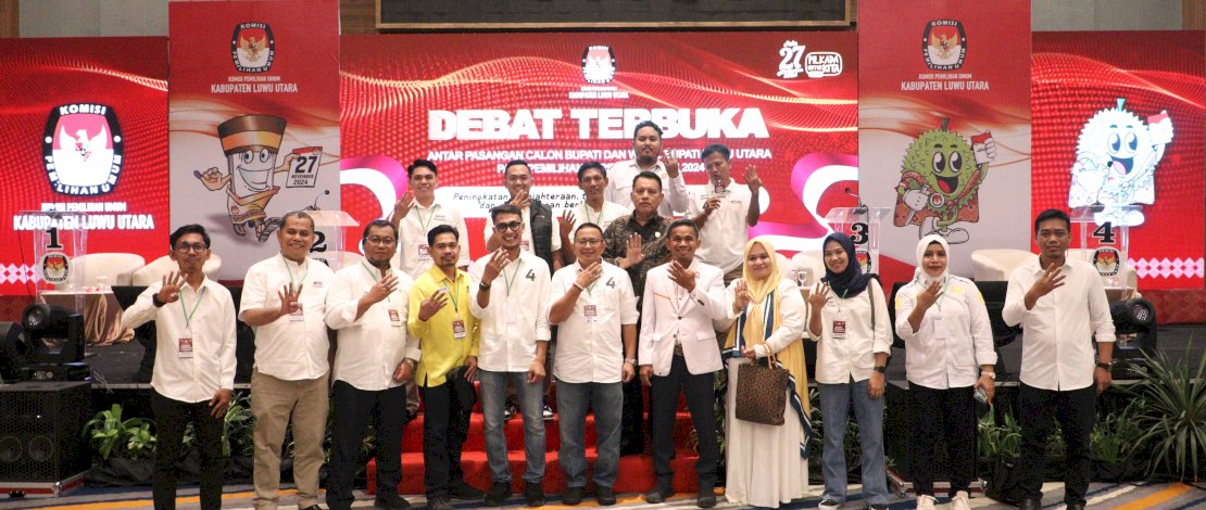 Pasangan Calon Bupati Luwu Utara MAJU Ungkap Strategi Unggulan di Sektor Kesehatan pada Debat Terbuka