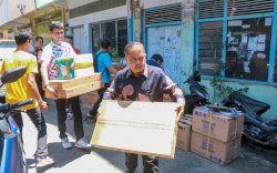 BPD PHRI Sulawesi Selatan Beri Bantuan untuk Korban Kebakaran di Jl. Laiya