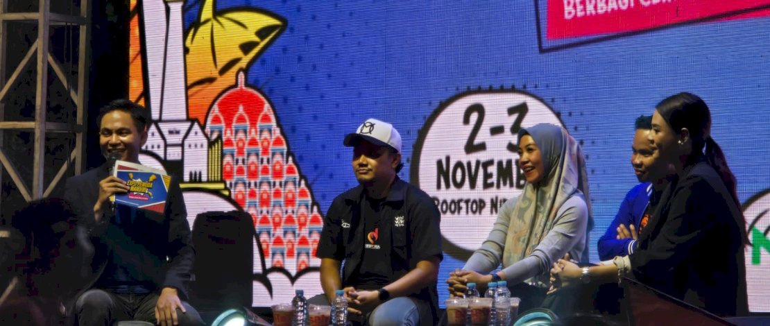 Dispora Makassar menggelar Expo Pemuda Mandiri 2024, di Mall Nipah Makassar.