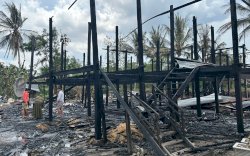 Kebakaran Hanguskan Tiga Rumah Warga di Pinrang