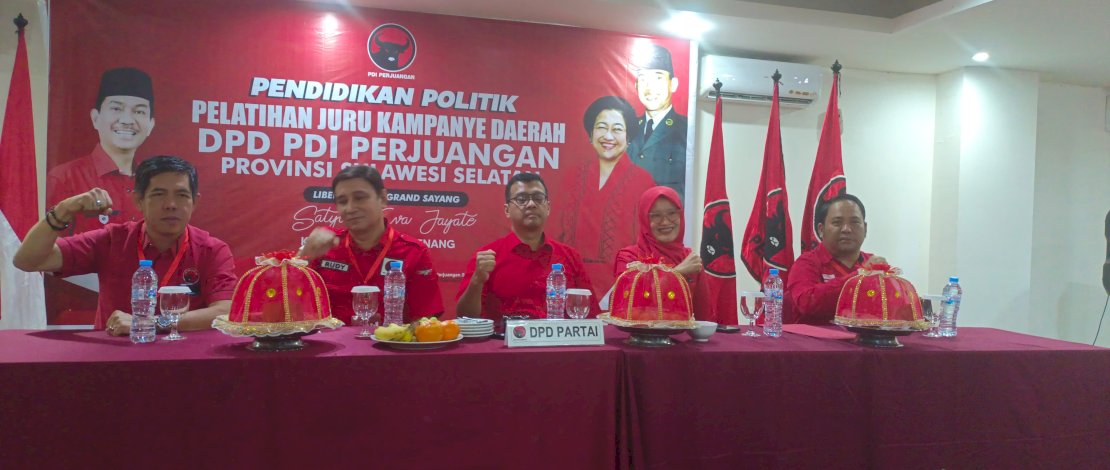 DPD PDIP Sulsel Matangkan Strategi Menjelang Pilkada, Optimis Unggul di Sulsel