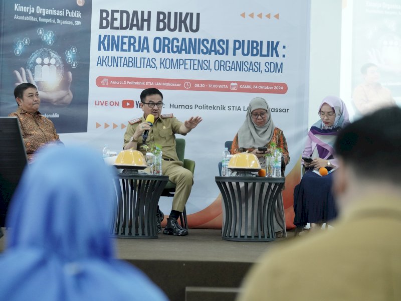 Bedah Buku Kinerja Organisasi Publik, Jufri Rahman Sebut Karya Prof Amir Jadi Indikator Reformasi Birokrasi