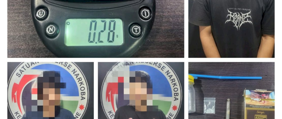 Lagi Pesta Sabu, 4 Warga Bone Diciduk Polisi