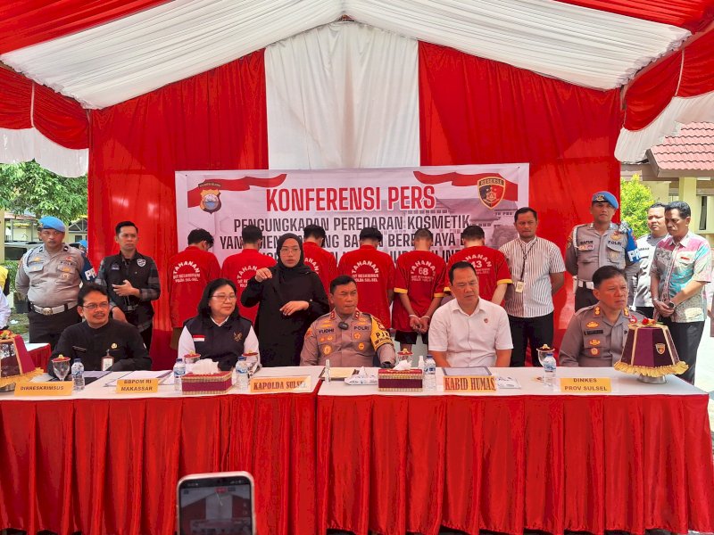 Polda Sulsel Ungkap Enam Skincare Berbahaya, Ada Milik Mira Hayati dan Fenny Frans