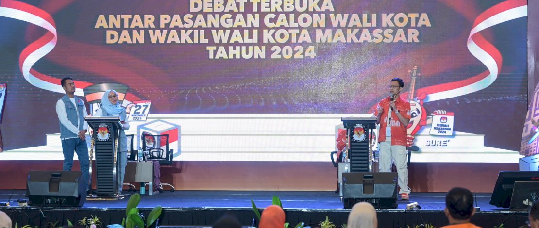 Calon Wakil Walikota Ilham Fauzi Soroti Inklusi dan Kesejahteraan di Debat Pilwalkot Makassar 2024