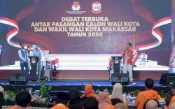 Calon Wakil Walikota Ilham Fauzi Soroti Inklusi dan Kesejahteraan di Debat Pilwalkot Makassar 2024