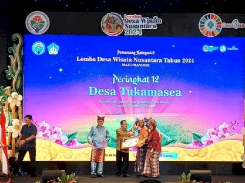 Desa Tukamasea, Maros, Raih Peringkat 12 Nasional di Lomba Desa Wisata Nusantara 2024
