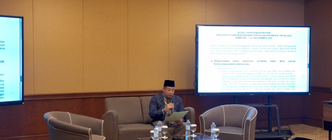 Mudzakarah Perhajian Indonesia yang berlangsung di Bandung, 7 &ndash; 9 November 2024.
