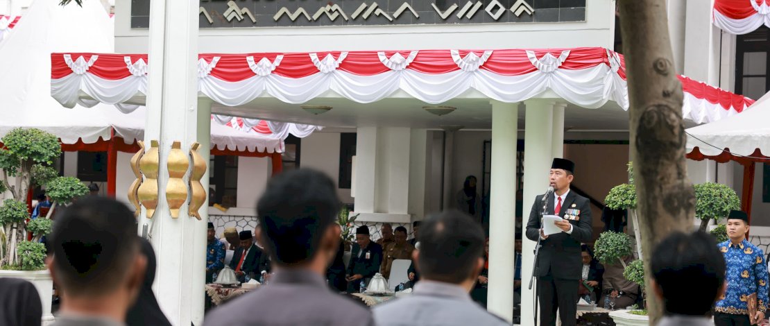 Pjs Arwin Azis Pimpin Upacara Hari Pahlawan, Tekankan Pemimpin sebagai Teladan