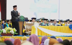 Sekda Jufri Rahman Dampingi Menag Nasaruddin Umar di Dies Natalis ke 59 UIN Alauddin Makassar