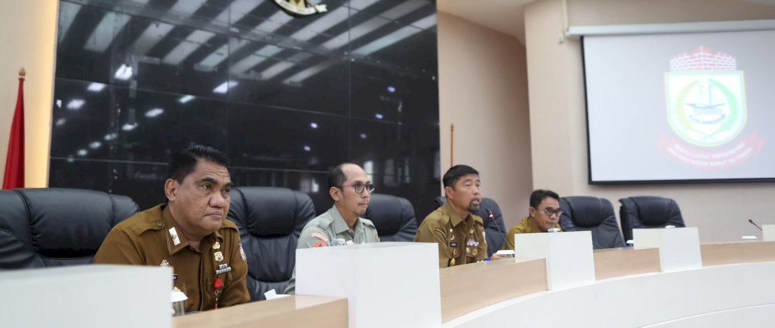 Pjs Wali Kota Makassar Pimpin Rakor Persiapan Musim Hujan