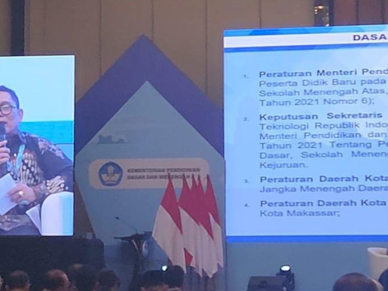 Kadisdik Makassar Bahas Pendidikan Inklusif di Rakor Evaluasi Kebijakan Nasional