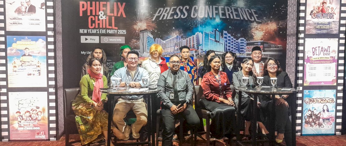 Phinisi Hospitality Group, yang terdiri dari Claro Hotel Makassar, Claro Hotel Kendari, The Rinra Hotel, Almadera Hotel, Dalton Hotel dan Mall Phinisi Point, menggelar konferensi pers di Loby Hotel Claro, Selasa, 12 November 2024.