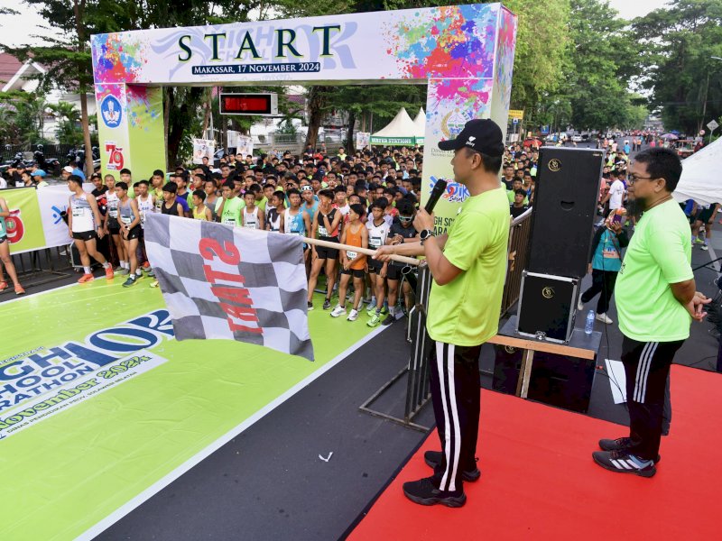 Ratusan Pelajar Sulsel Antusias Ikuti High School Marathon