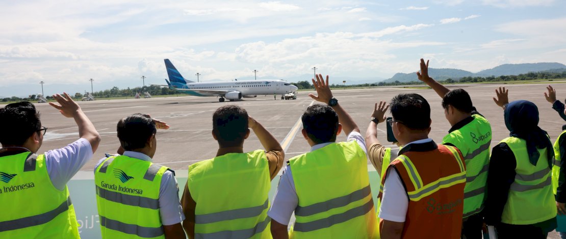Pj Sekda Makassar Hadiri Peresmian Penerbangan Baru Garuda Indonesia Makassar-Balikpapan Pj Sekda Makassar Hadiri Peresmian Penerbangan Baru Garuda Indonesia Makassar-Balikpapan