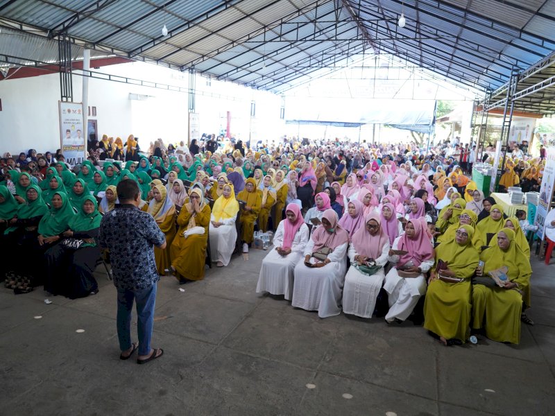 Ribuan Emak-emak Siap Kawal Kemenangan Fauzi - Ajie di Pilkada Luwu Utara