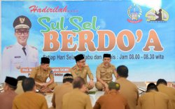 Peringati HUT KORPRI dan Jelang Hari Pencoblosan, Pemprov Sulsel Gelar Doa Bersama