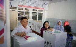 TPS Sawerigading Jadi Saksi Appi Gunakan Hak Suara di Pilwalkot 2024