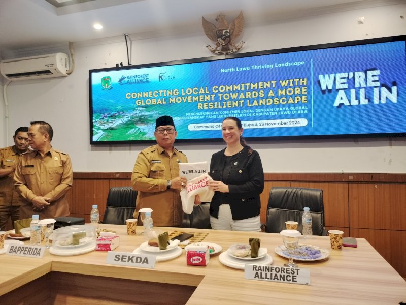 Mewujudkan Luwu Utara sebagai Model Lanskap Sehat Bersama Pemda Luwu Utara dan Rainforest Alliance