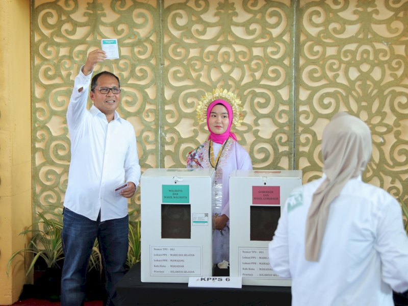Danny Pomanto Menang Telak di TPS 001, Optimis Raih Kemenangan Sulsel 2024