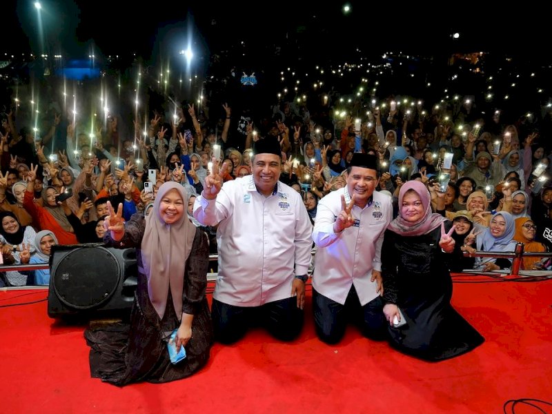 Pasangan Chaidir-Muetazim Deklarasikan Kemenangan di Pilkada Maros 2024