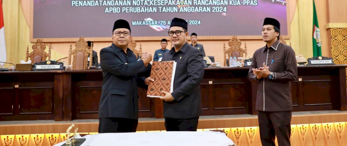 Sepakati KUA-PPAS APBD-P 2024, Pemkot dan DPRD Makassar Komitmen Dukung Pembangunan Stadion Sudiang
