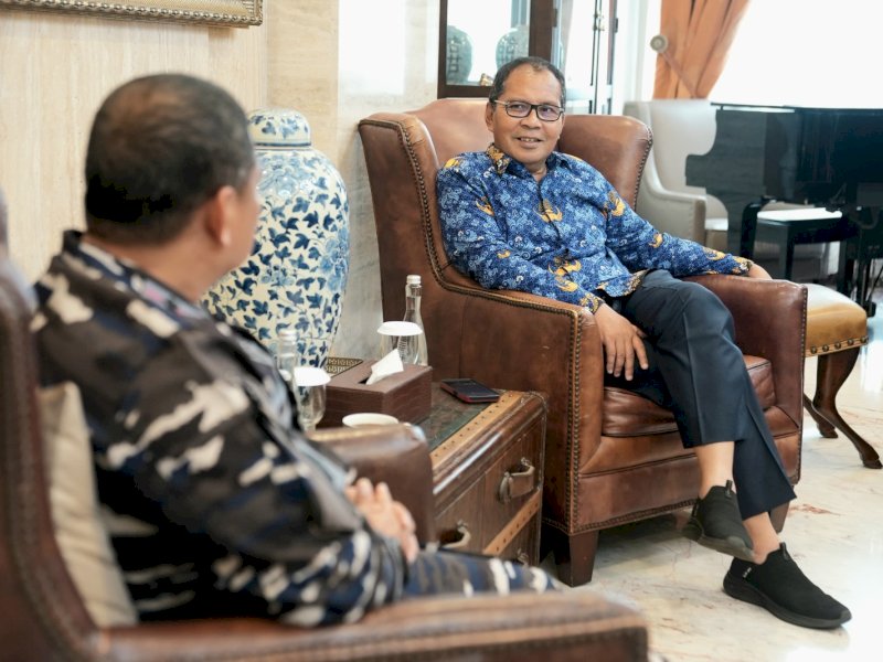 Sambut Hangat Kunjungan Danlantamal VI Makassar yang Baru, Danny: Selamat Datang Komandan 