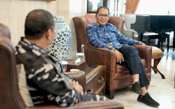 Sambut Hangat Kunjungan Danlantamal VI Makassar yang Baru, Danny: Selamat Datang Komandan 