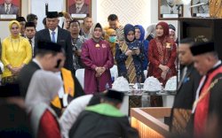 Pelantikan Anggota DPRD Kota Makassar 2024-2029, Ketua TP PKK Indira Yusuf Ismail Sampaikan Harapan dan Komitmen Kolaborasi