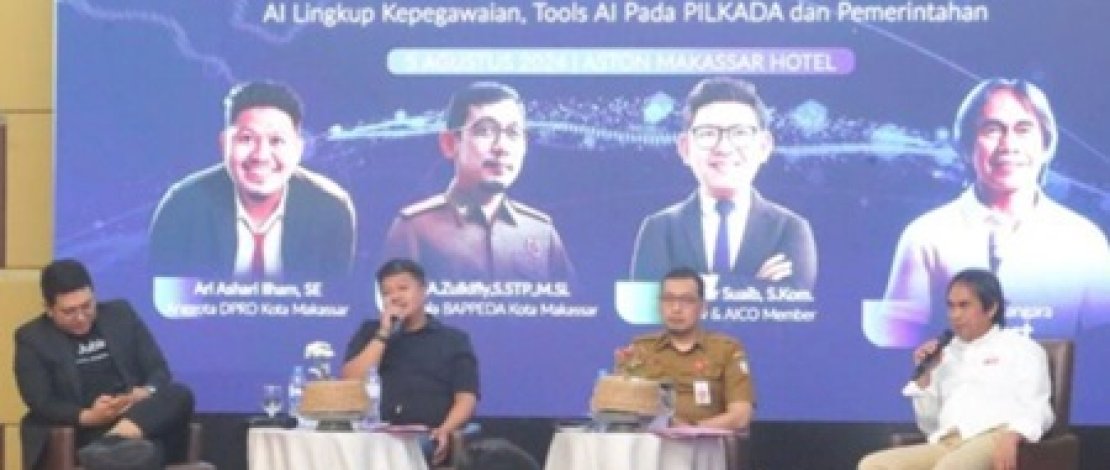 Diskusi Publik DPRD Makassar Bahas Peran Artificial Intelligence dalam Transformasi Pemerintah dan Pilkada Diskusi Publik DPRD Makassar Bahas Peran Artificial Intelligence dalam Transformasi Pemerintah dan Pilkada