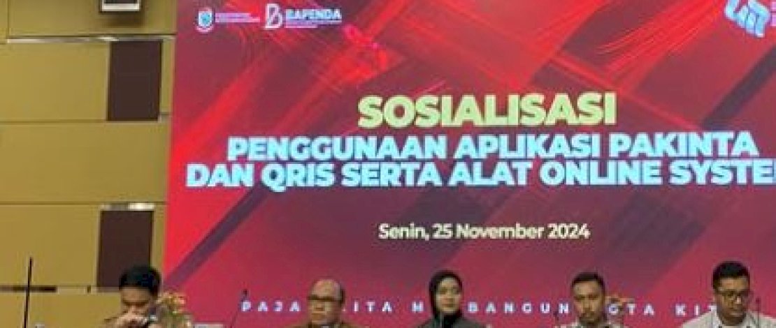 Digitalisasi Pajak Daerah, Pemkot Makassar Sosialisasikan Aplikasi PAKINTA dan QRIS