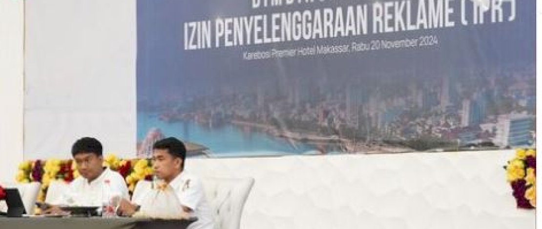 Bapenda Makassar Jadi Narasumber dalam Bimtek Izin Penyelenggaraan Reklame
