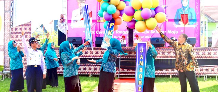 Buka Jambore PKK 2024, Bupati Basli Ali Apresiasi Dedikasi Jajaran TP PKK