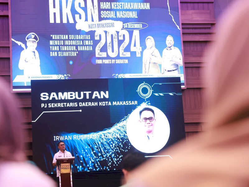 Pj Sekda Makassar Irwan Adnan Buka Hari Kesetiakawanan Nasional 2024