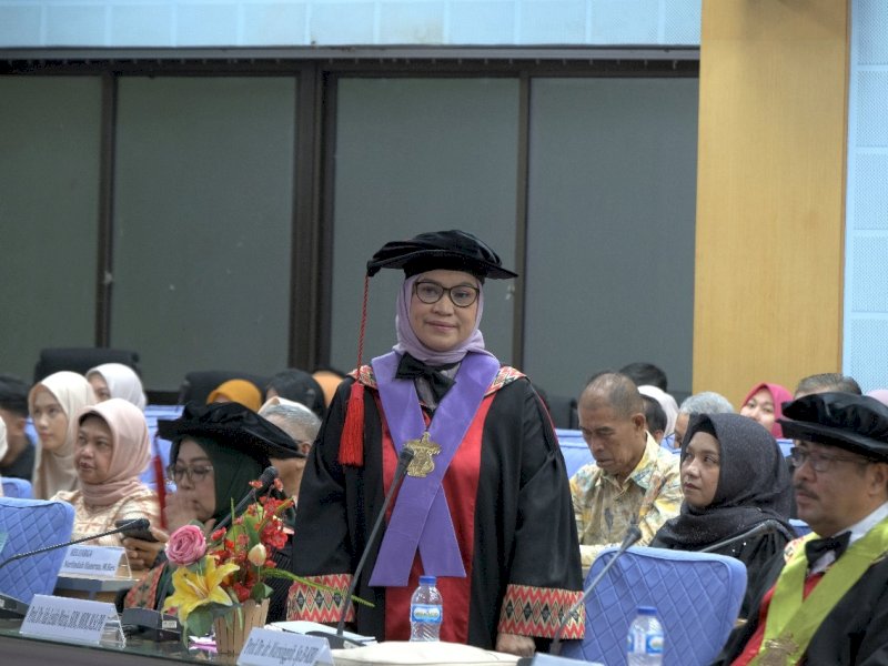 Empat Guru Besar Baru Unhas Rumpun Ilmu Kesehatan Dikukuhkan