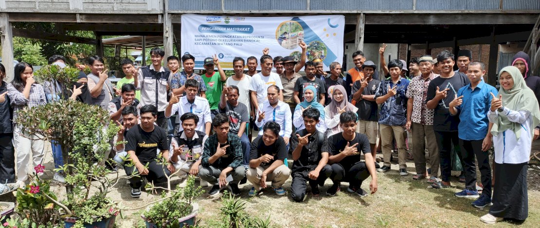 Program Studi Teknologi Produksi Ternak, Fakultas Vokasi, Universitas Hasanuddin (Unhas) melaksanakan kegiatan pengabdian kepada masyarakat dengan tema Manajemen Peningkatan Reproduksi Sapi Potong. Program Studi Teknologi Produksi Ternak, Fakultas Vokasi, Universitas Hasanuddin (Unhas) melaksanakan kegiatan pengabdian kepada masyarakat dengan tema Manajemen Peningkatan Reproduksi Sapi Potong.