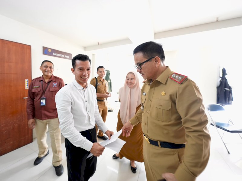 Pantau Langsung Ujian PPPK di UNM, Sekda Sulsel Jufri Rahman Ingatkan Jaga Integritas