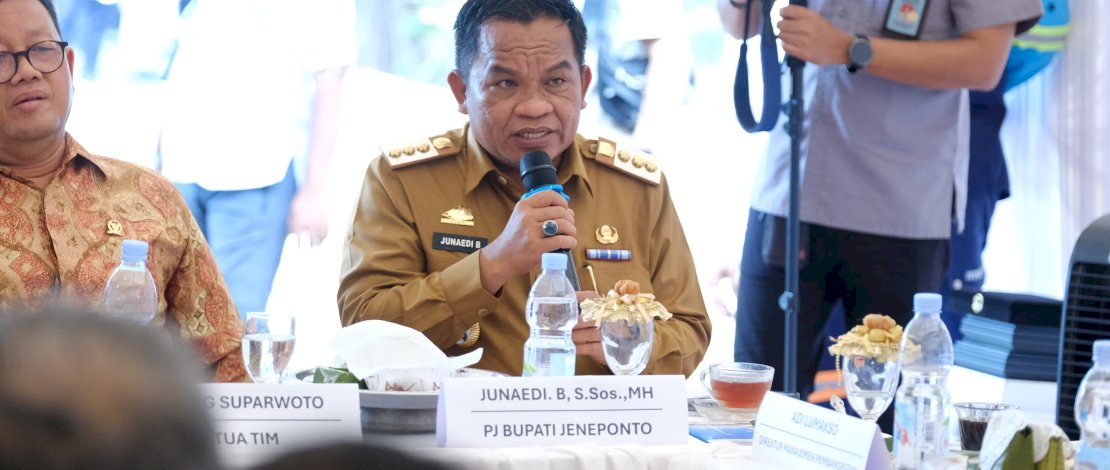 Pj Bupati Jeneponto dan Forkopimda Sambut Kunjungan Kerja Komisi XII DPR RI di PLTB Tolo