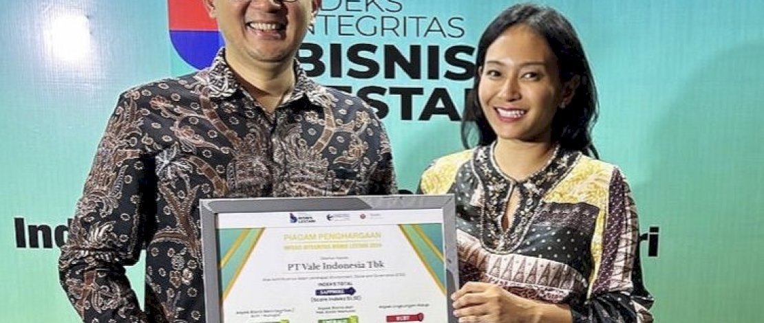 Raih Pengakuan Tinggu di Indeks Integritas Bisnis Lestari, PT Vale Indonesia Buktikan Komitmen Kuat dalam Praktik ESG