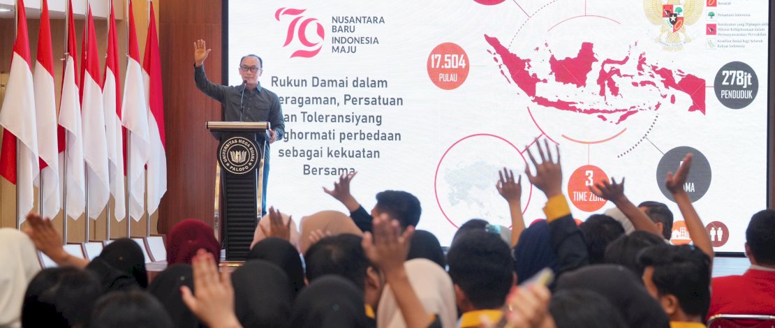 Pj Gubernur Prof Zudan Ajak Mahasiswa dan Civitas Akademika UMB Jemput Indonesia Emas 2045
