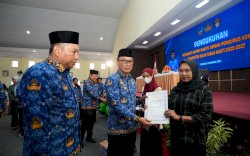 Kunker di Wajo, Pj Gubernur Prof Zudan Tinjau Pasar Murah, Donor Darah dan Hadiri Pengukuhan Pengurus Korpri